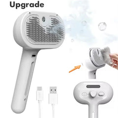 3-in-1 Dog Hair Brush Cat Hair Brush Electric Pet Cleaning Brush