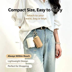 Reusable Mini Keychain Tote Bag Large Capacity
